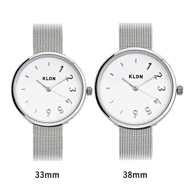 KLON CONNECTION DARING -SILVER MESH- 38mm カジュアル 腕時計