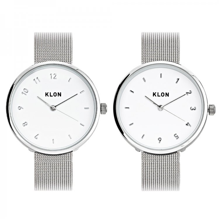 KLON CONNECTION ELFIN -SILVER MESH- 38mm カジュアル 腕時計