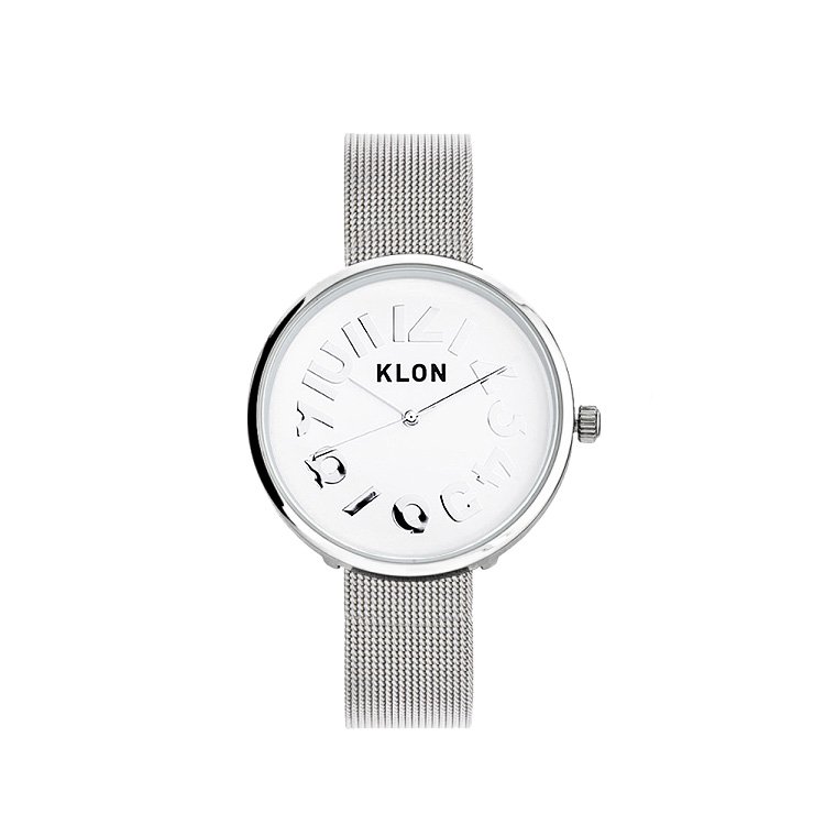 KLON HIDE TIME -SILVER MESH- Ver.SILVER 33mm カジュアル 腕時計