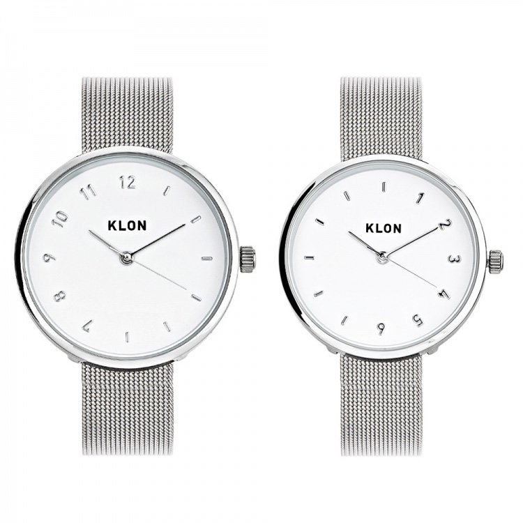 【組合せ商品】KLON CONNECTION ELFIN -SILVER MESH-(FIRST:33mm×LATTER:38mm) カジュアル 腕時計