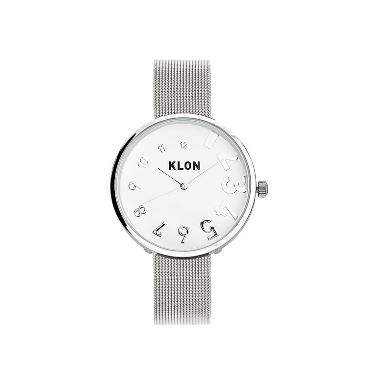 【組合せ商品】KLON EDDY TIME -SILVER MESH- Ver.SILVER(40mm×33mm) カジュアル 腕時計