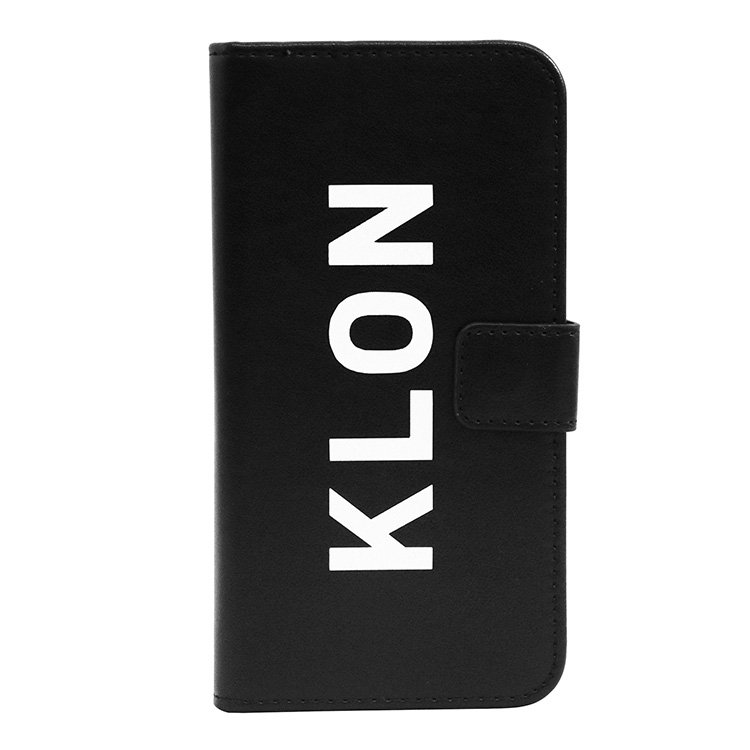 【iPhone X,Xs 対応】KLON iPhone X FLIP CASE (LOGO LARGE)  BLACK カジュアル 腕時計