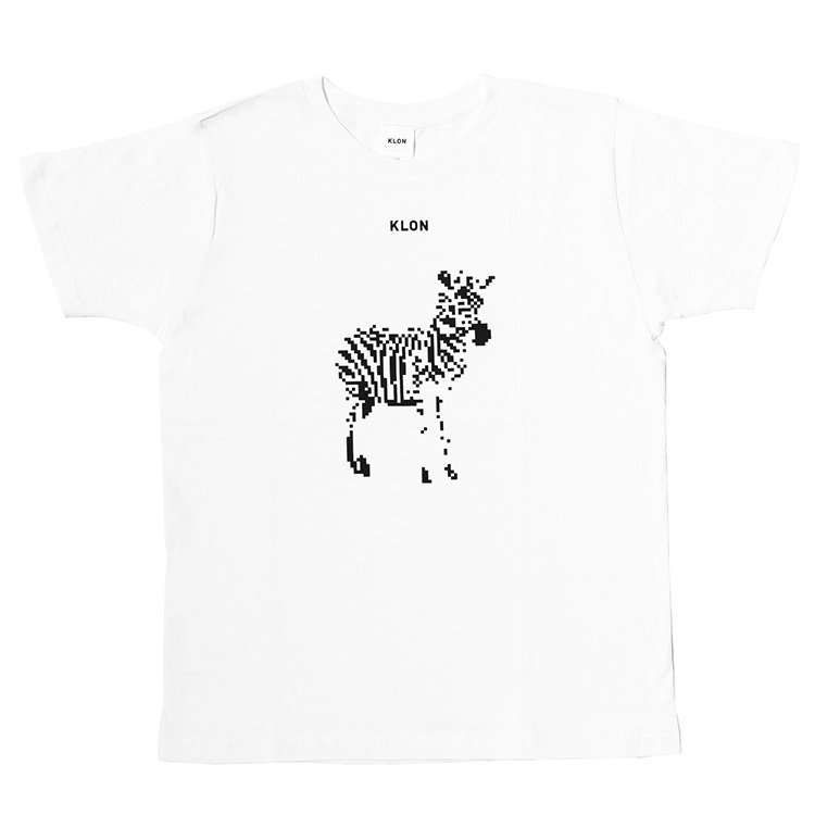 KLON Tshirts MONOCHROME ANIMALS -ZEBRA- Ver.PIXEL