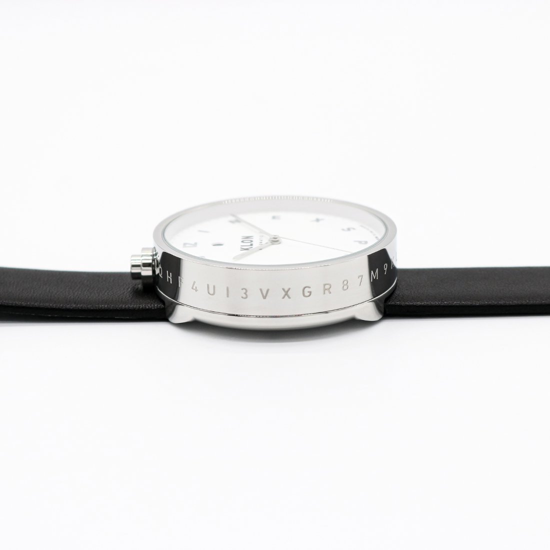 KLON AUTOMATIC WATCH BLACK LEATHER -MOCK NUMBER- 43mm カジュアル 腕時計