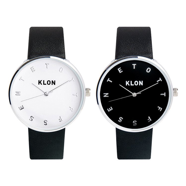 【組合せ商品】KLON ALPHABET TIME Ver.SILVER PAIR WATCH SURFACE Ver. 40mm カジュアル 腕時計