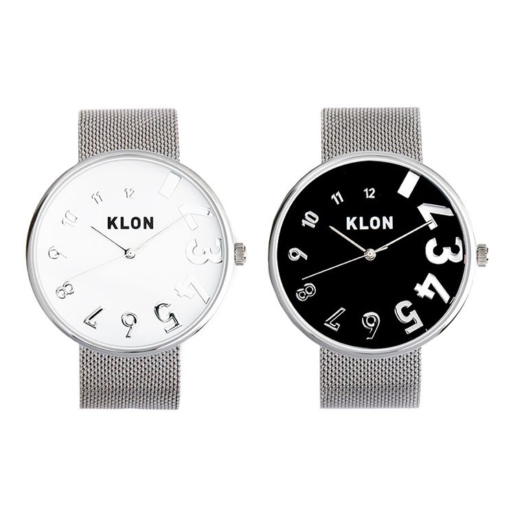 【組合せ商品】KLON EDDY TIME -SILVER MESH- Ver.SILVER PAIR WATCH 40mm