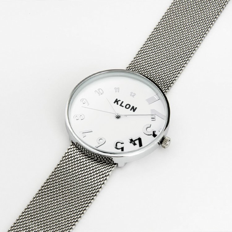 【組合せ商品】KLON EDDY TIME -SILVER MESH- Ver.SILVER PAIR WATCH 40mm カジュアル 腕時計