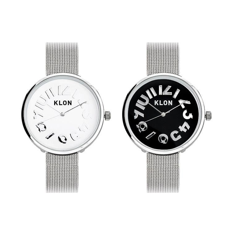 KLON HIDE TIME -SILVER MESH- Ver.SILVER PAIR WATCH 33mm