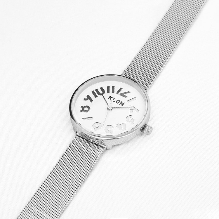 【組合せ商品】KLON HIDE TIME -SILVER MESH- Ver.SILVER PAIR WATCH 33mm カジュアル 腕時計