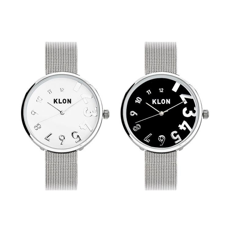 KLON EDDY TIME -SILVER MESH- Ver.SILVER PAIR WATCH 33mm