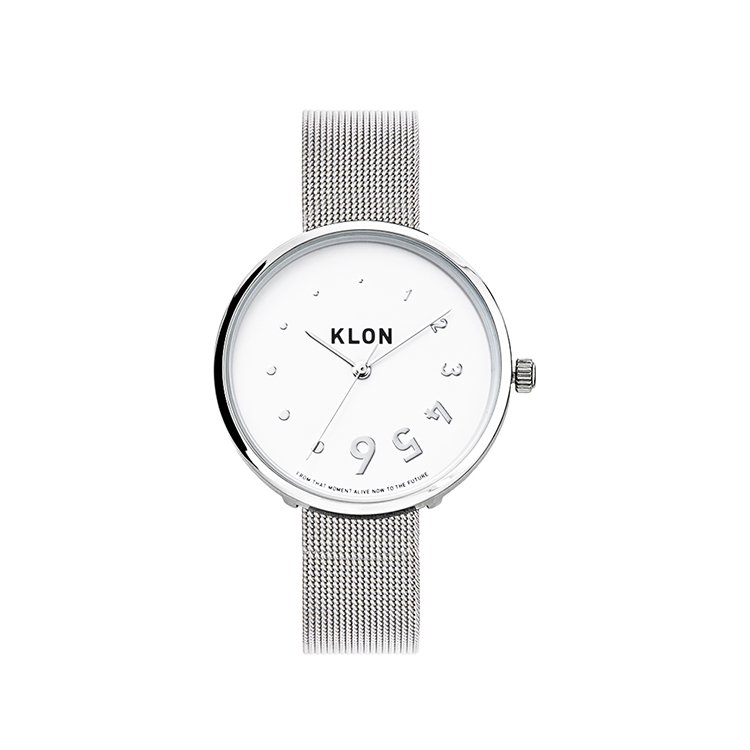 KLON EDDY TIME REINCARNATION ABACK -SILVER MESH- 38mm カジュアル 腕時計