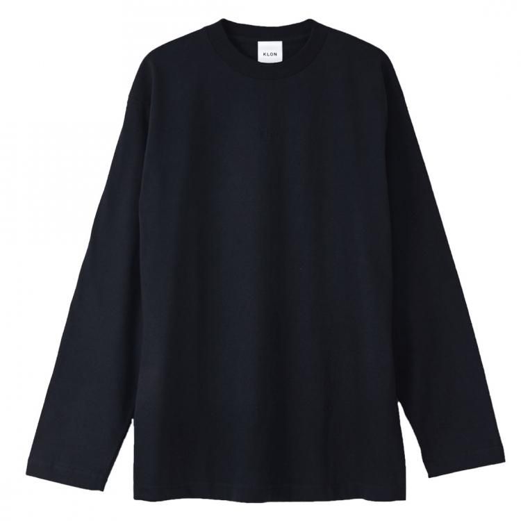 KLON STYLE OFF LONG T LOGO BLACK  BLACK