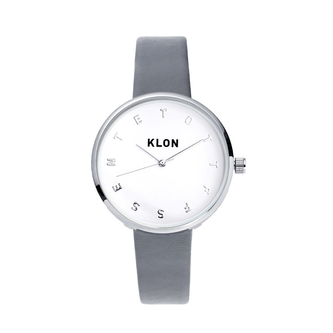 KLON ALPHABET TIME GRAY Ver.SILVER 33mm カジュアル 腕時計
