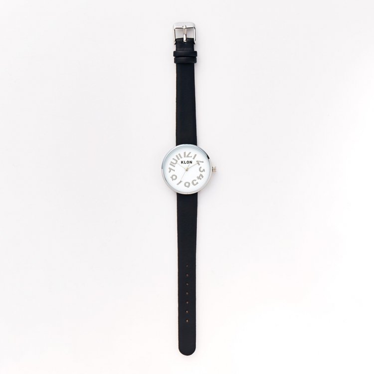 KLON HIDE TIME BLACK Ver.SILVER 33mm カジュアル 腕時計