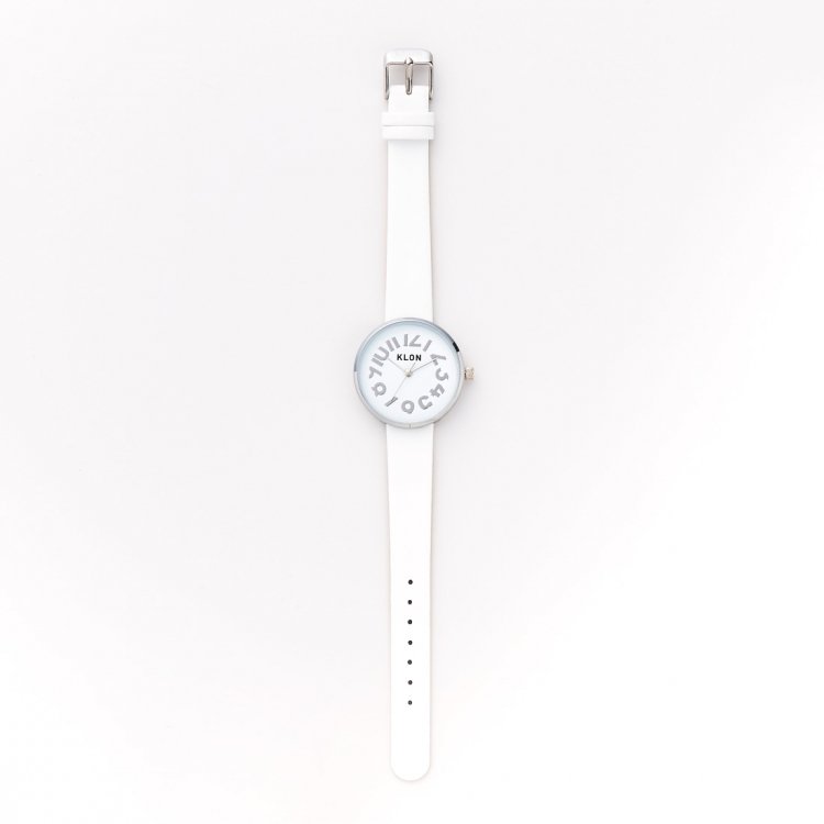 KLON HIDE TIME WHITE Ver.SILVER 33mm カジュアル 腕時計