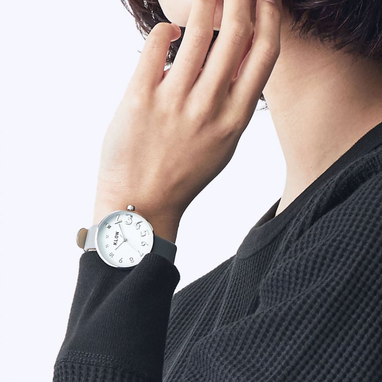 KLON EDDY TIME GRAY Ver.SILVER 33mm カジュアル 腕時計