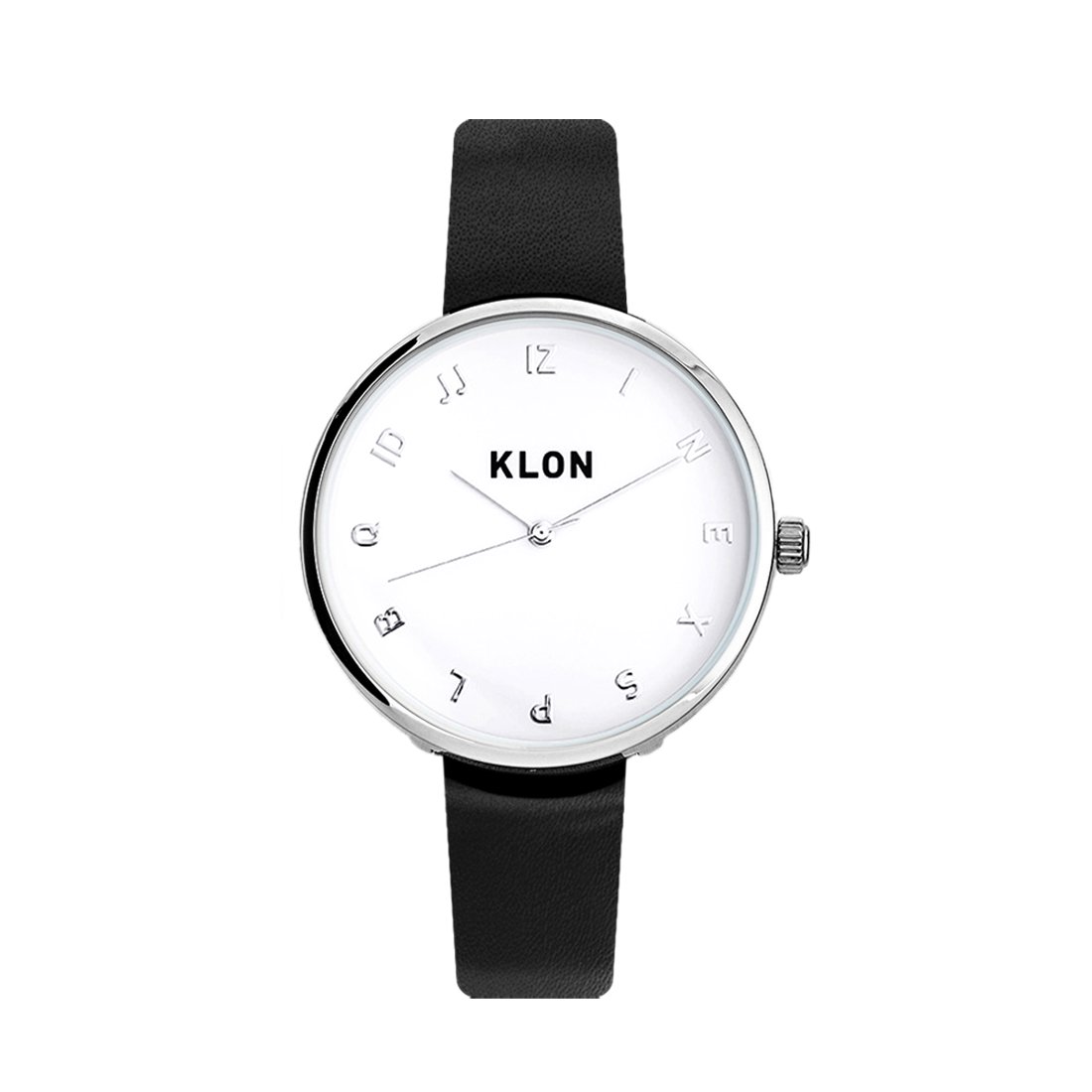 KLON MOCK NUMBER BLACK Ver.SILVER 33mm カジュアル 腕時計