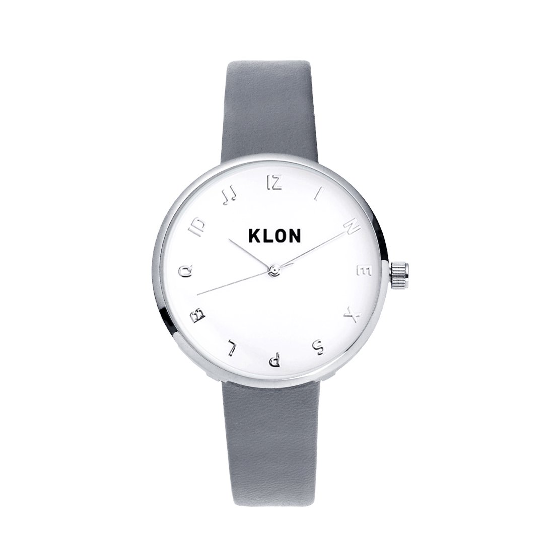 KLON MOCK NUMBER GRAY Ver.SILVER 33mm カジュアル 腕時計