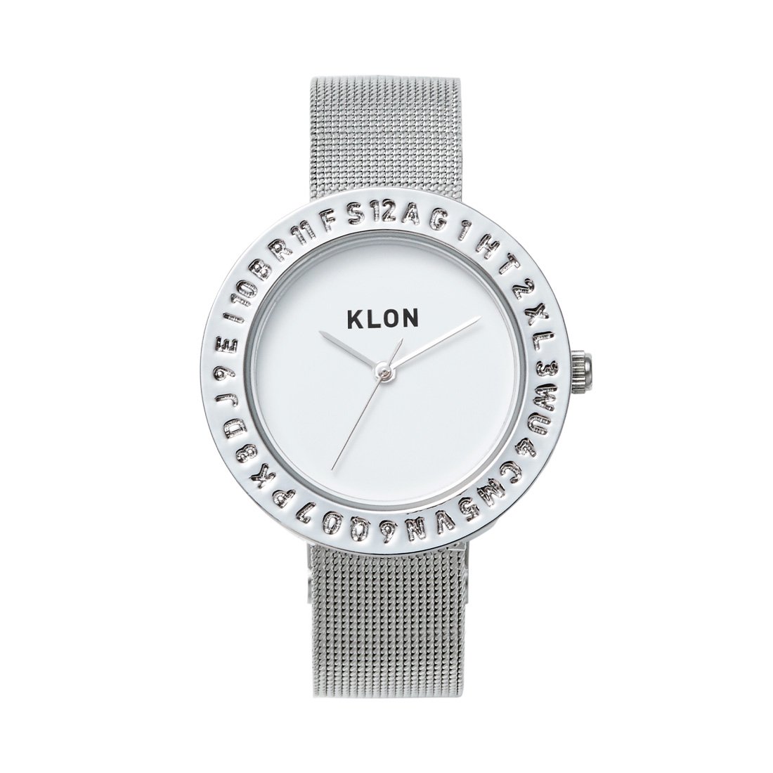 KLON ENGRAVE TIME -SILVER MESH- 33mm カジュアル 腕時計