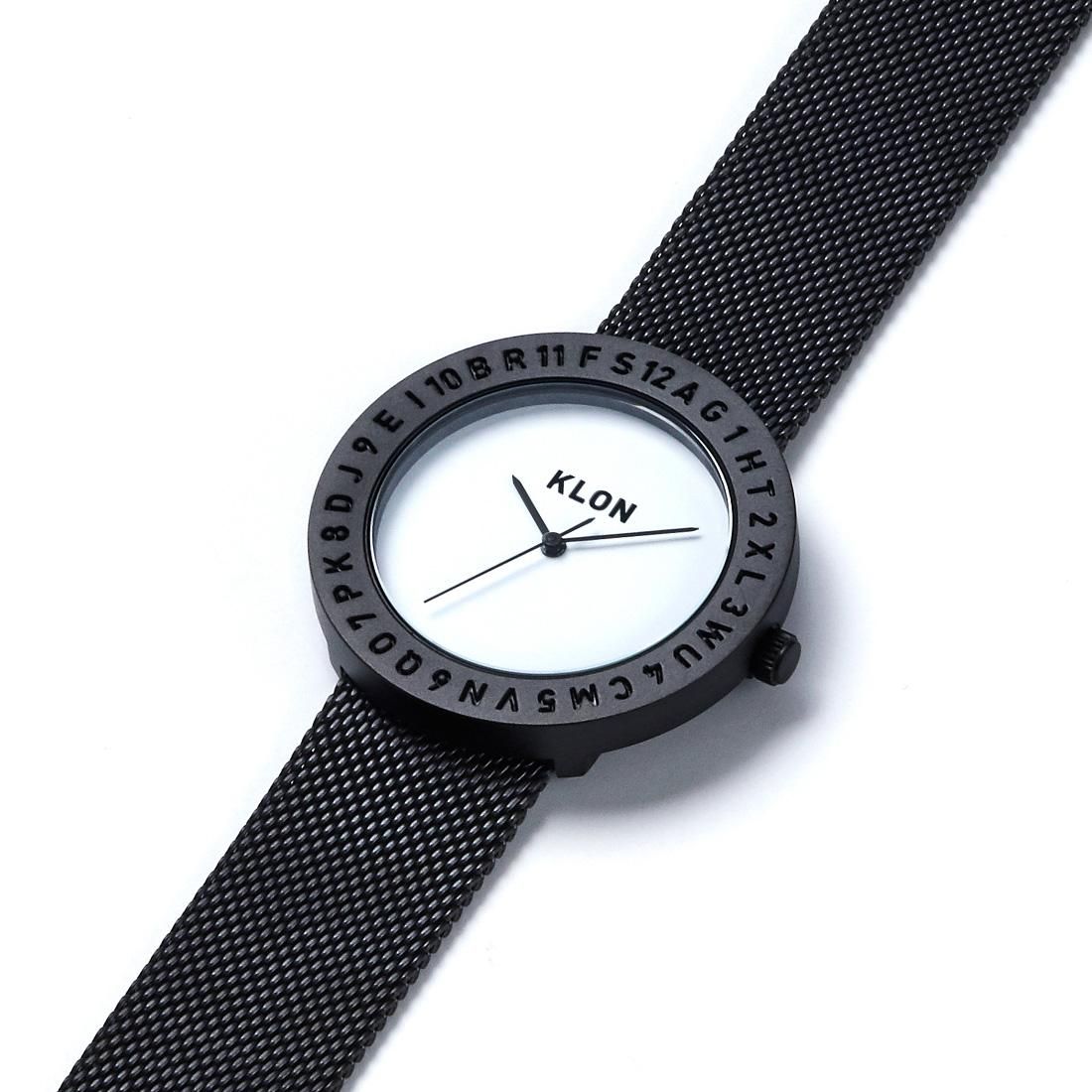 KLON ENGRAVE TIME -BLACK MESH- 40mm