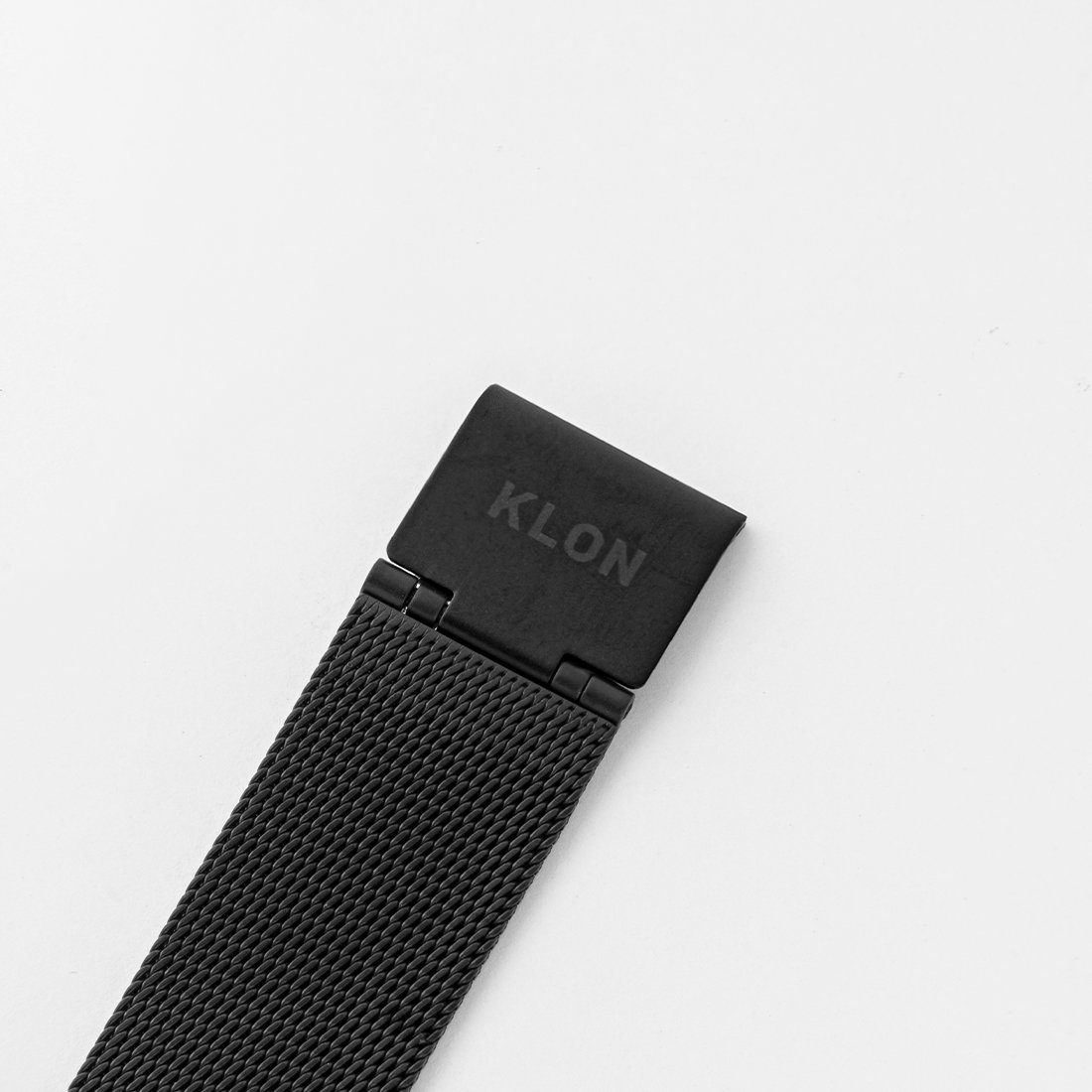 KLON DIAGONAL GRID TIME -BLACK MESH- 38mm カジュアル 腕時計