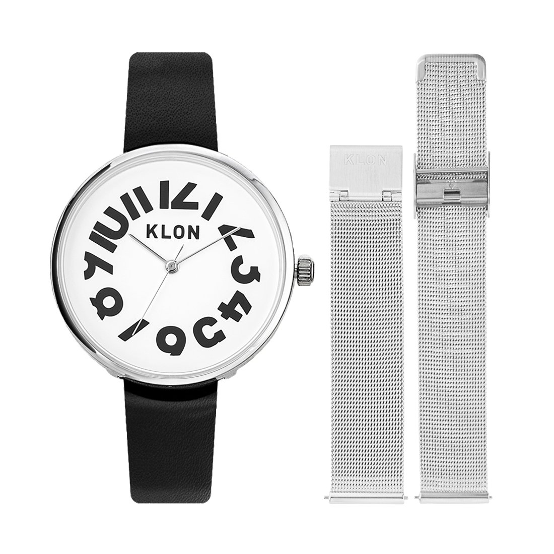 KLON HIDE TIME -REPLACE model- [38/W-FACE] カジュアル 腕時計