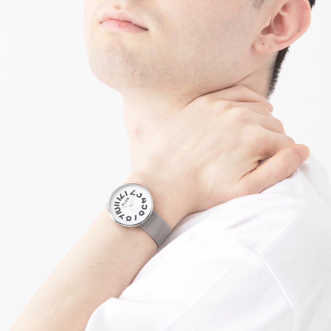 KLON HIDE TIME -REPLACE model- [38/W-FACE] カジュアル 腕時計