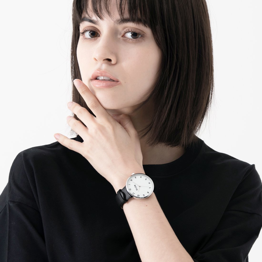 KLON MOCK NUMBER -REPLACE model- [38/W-FACE] カジュアル 腕時計