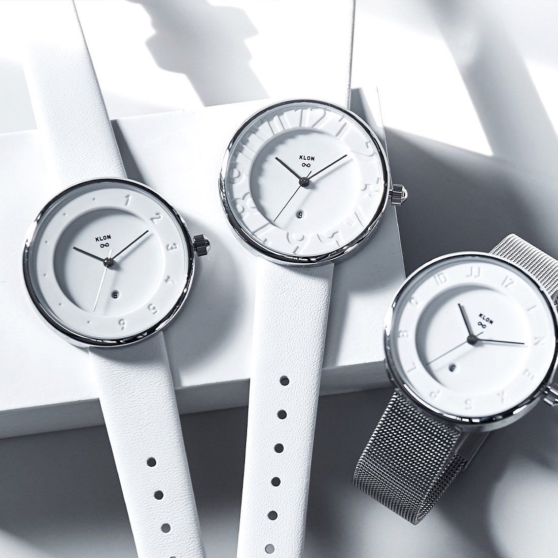 KLON INFINITY STAIR series -ALPHABET TIME- [36/W-FACE] カジュアル 腕時計