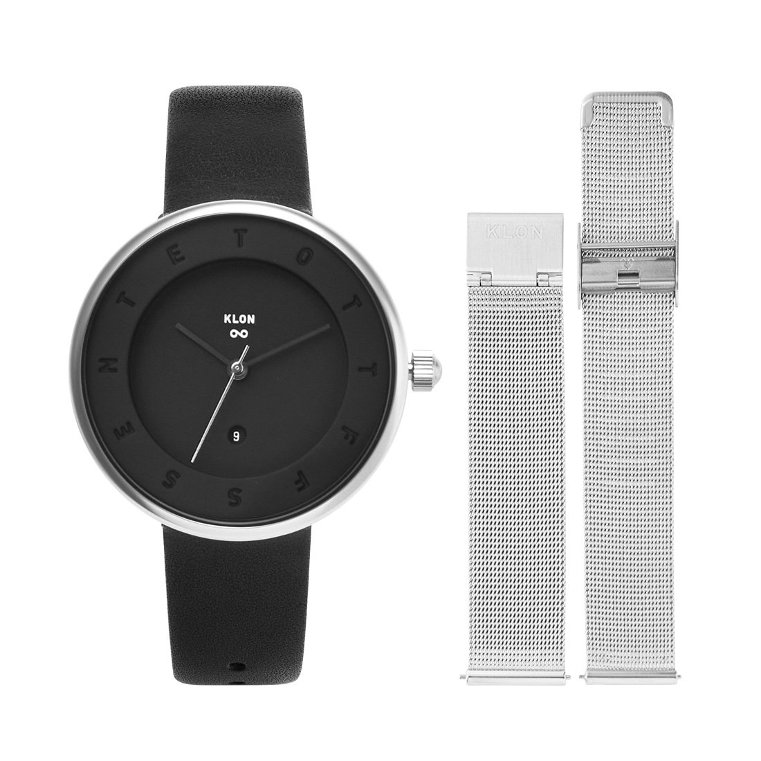 KLON INFINITY STAIR series -ALPHABET TIME- [36/B-FACE] カジュアル 腕時計