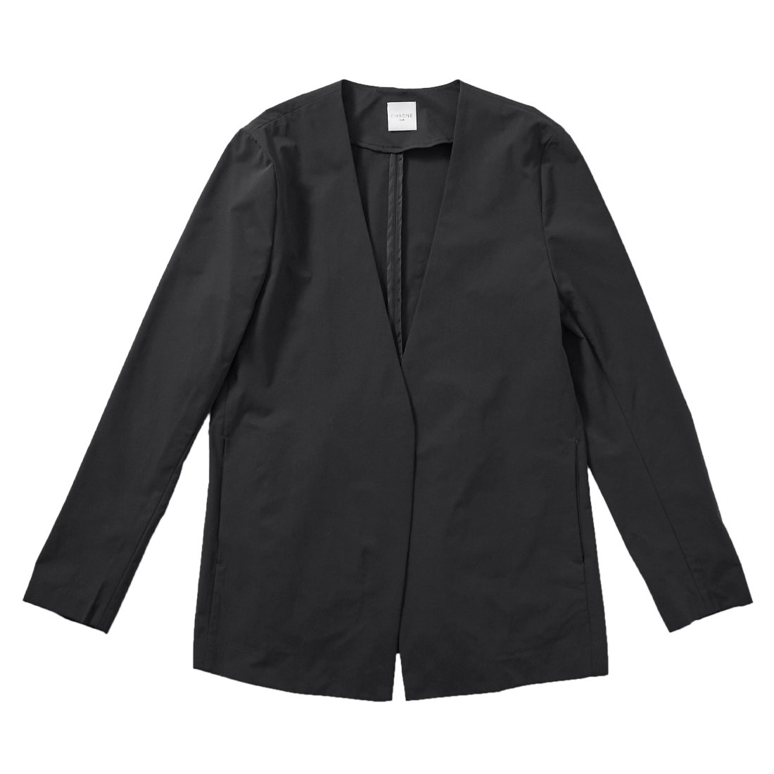 CHRONE borderless no-collar jacket -female-