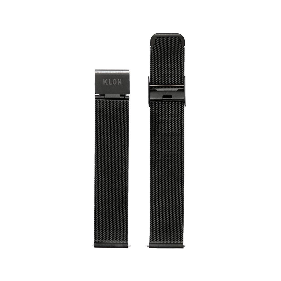 KLON WATCH REPLACEMENT STRAP -BLACK MESH- 18mm