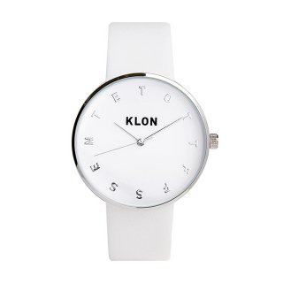 KLON ALPHABET TIME WHITE Ver.SILVER 40mm