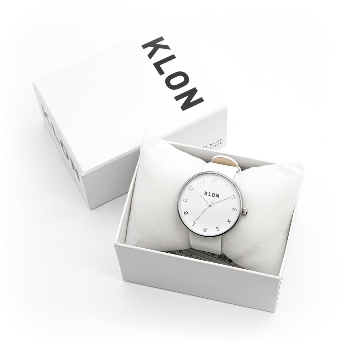 KLON MOCK NUMBER WHITE Ver.SILVER 40mm カジュアル 腕時計