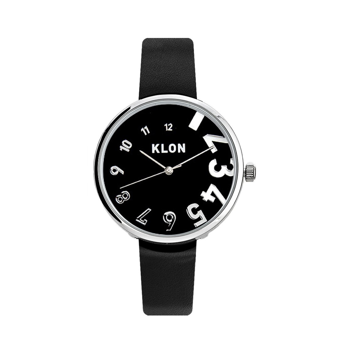 KLON EDDY TIME BLACK 【BLACK SURFACE】Ver.SILVER 33mm カジュアル 腕時計