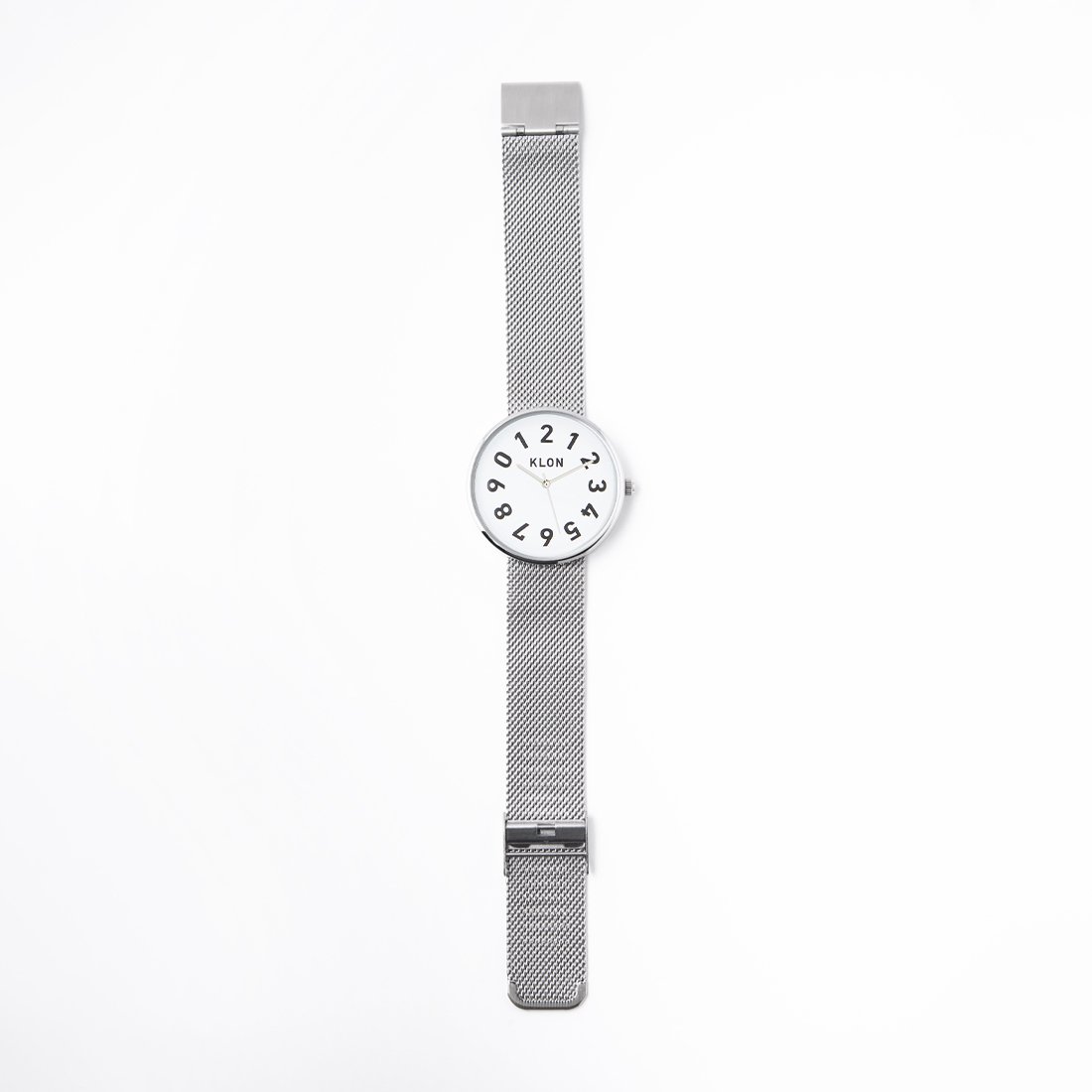 KLON ONE DIGIT TIME -SILVER MESH- 40mm カジュアル 腕時計