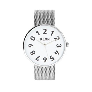 KLON ONE DIGIT TIME -SILVER MESH- 40mm