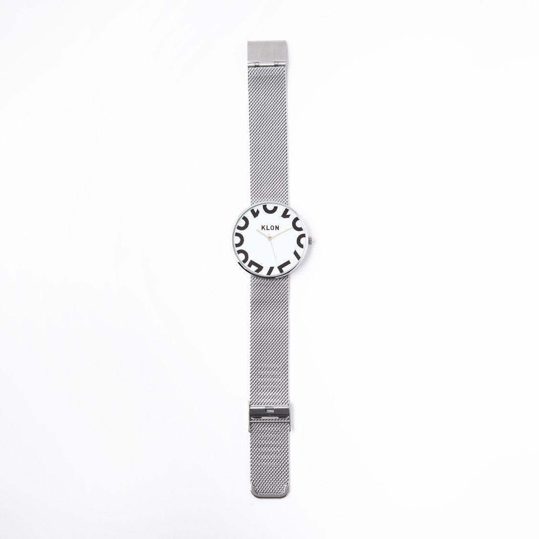 KLON HIDE TIME -ONE DIGIT- -SILVER MESH- 40mm カジュアル 腕時計