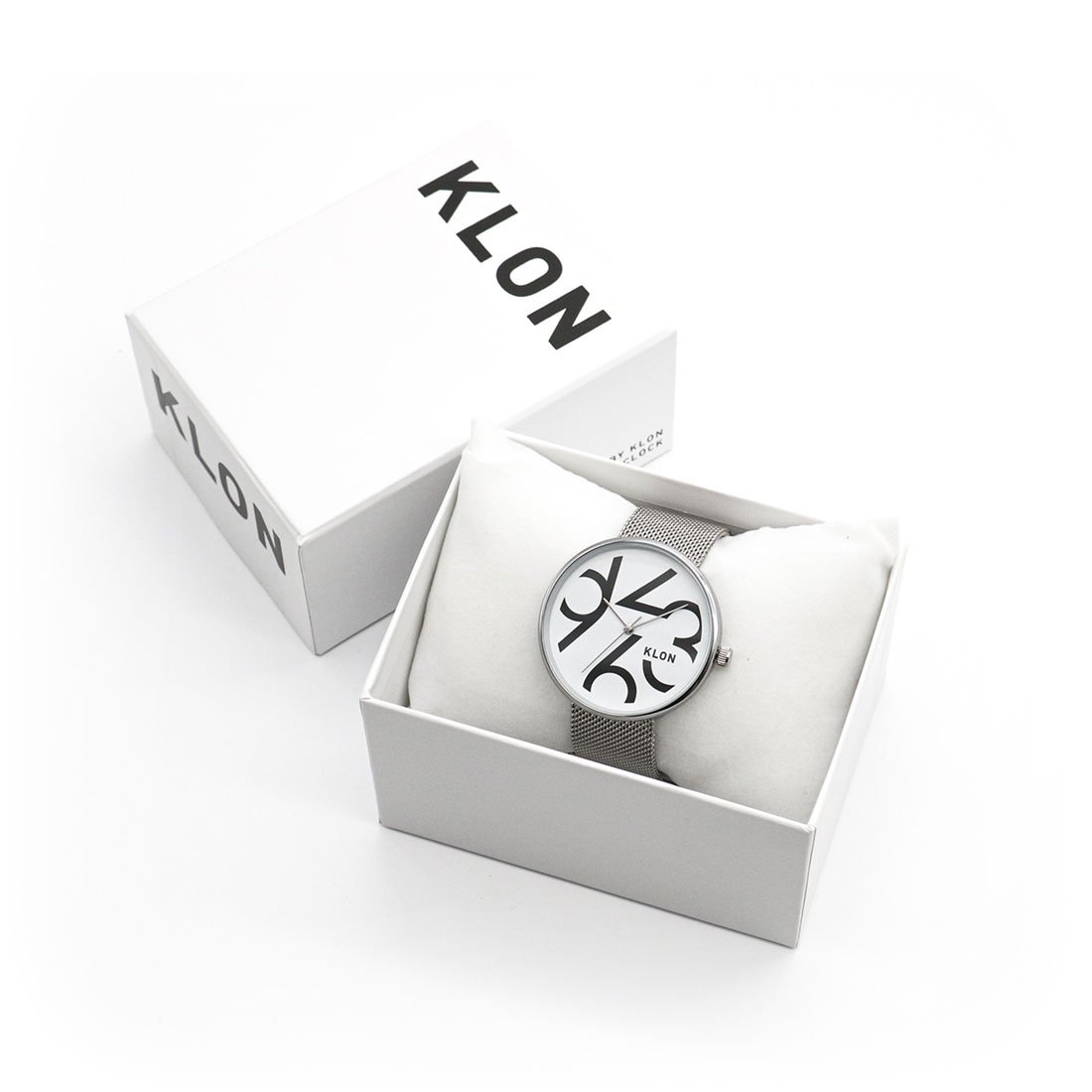 KLON QUARTER TIME -SILVER MESH- 40mm カジュアル 腕時計