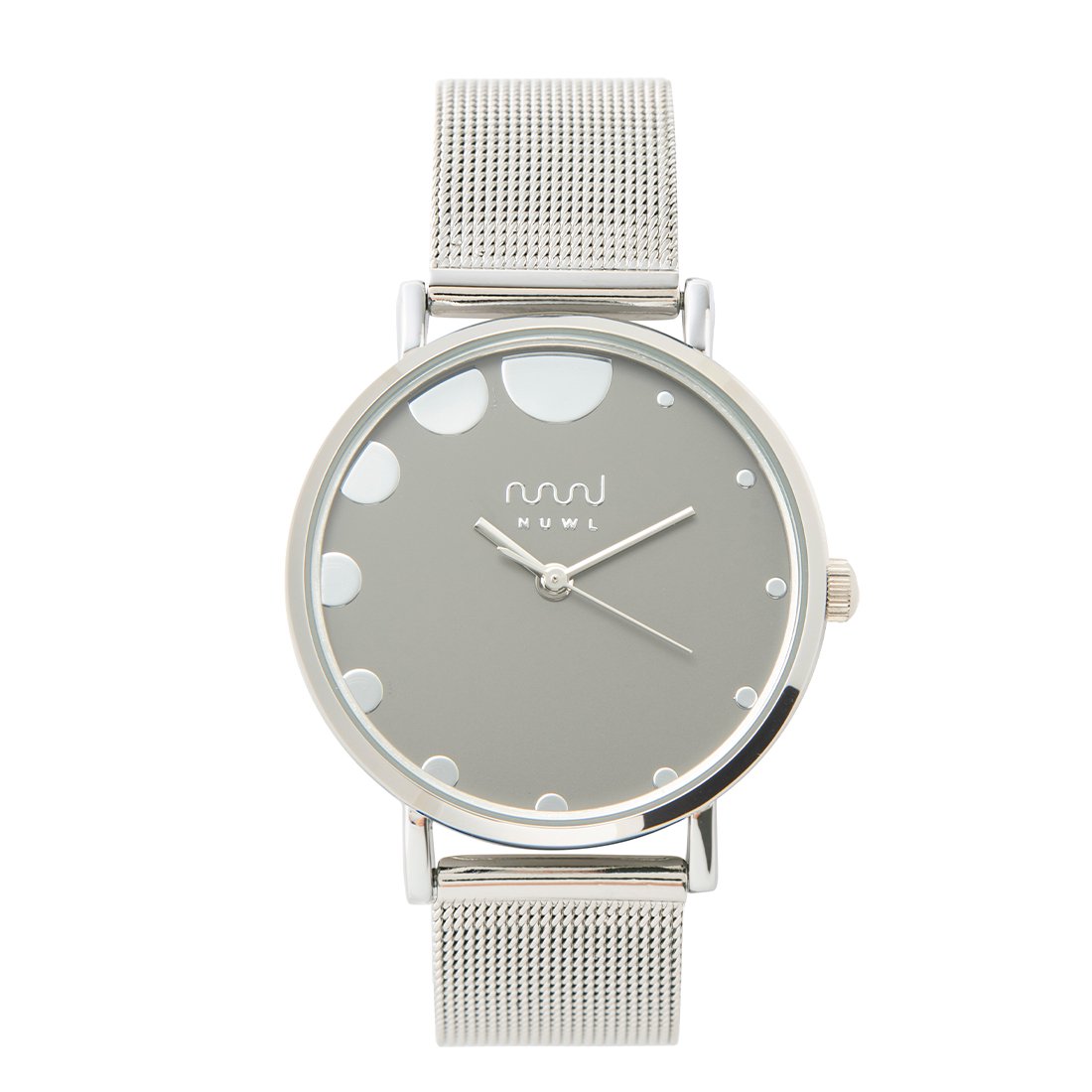 NUWL MISTY DOT MESH STRAP -SILVER-