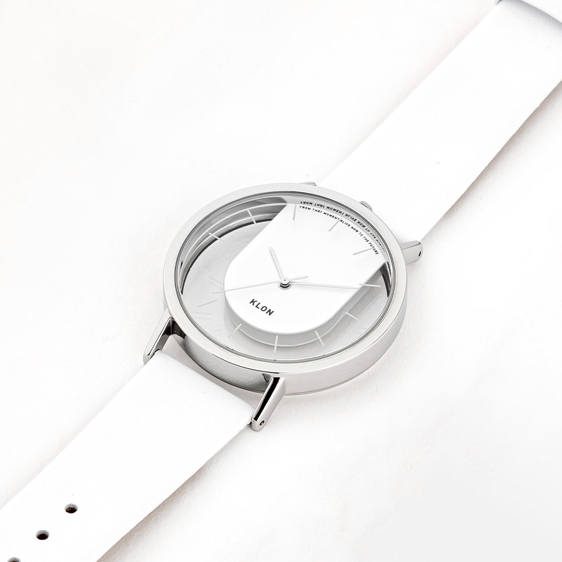 【組合せ】 KLON INVISIBLE RELATION  40mm(BLACK × WHITE) カジュアル 腕時計