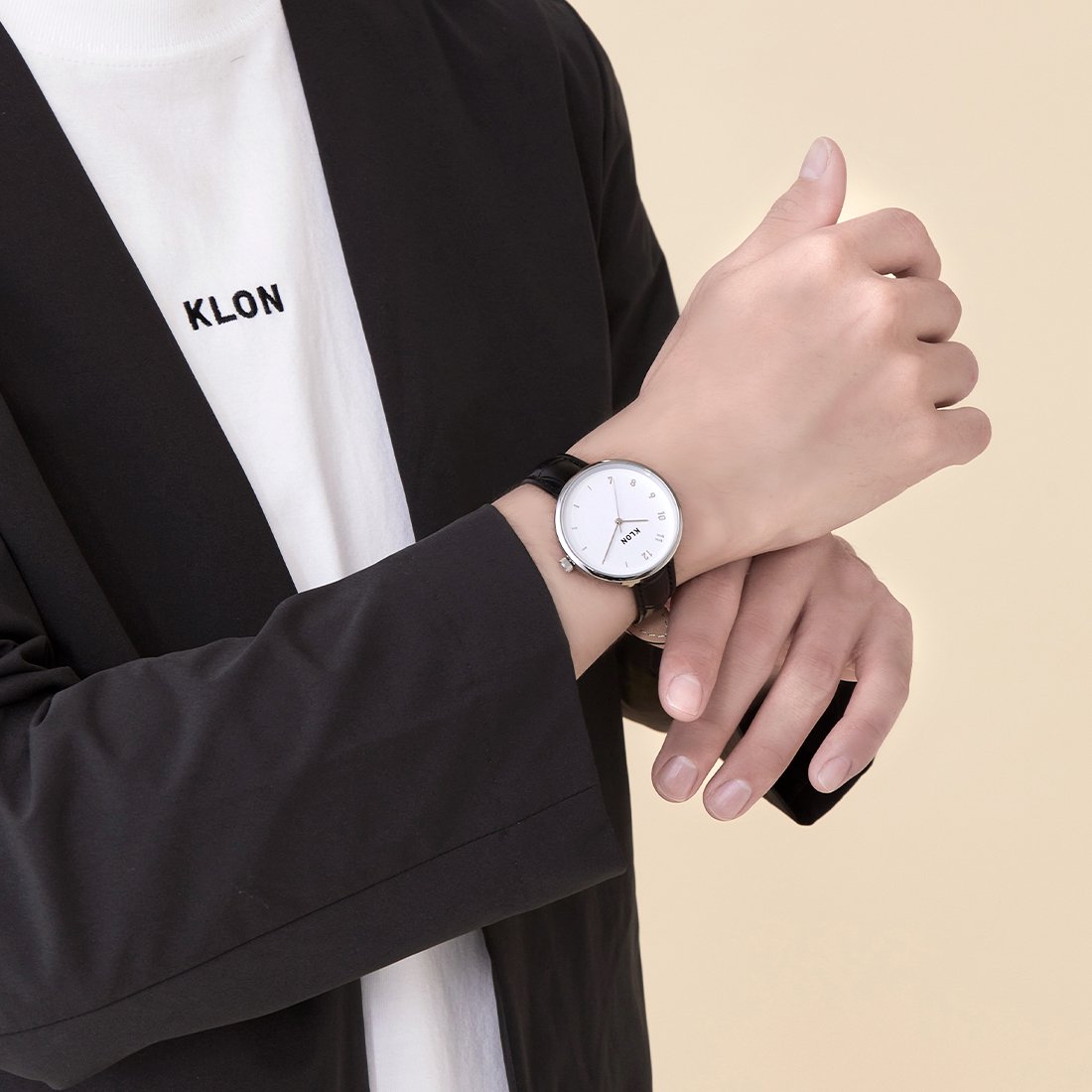KLON CONNECTION ELFIN LATTER -CROCO- 38mm カジュアル 腕時計