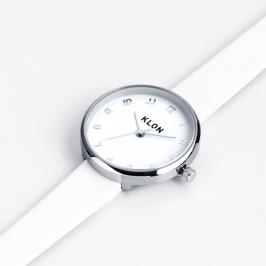 【組合せ商品】KLON MOCK NUMBER Ver.SILVER 33mm(BLACK×WHITE) カジュアル 腕時計