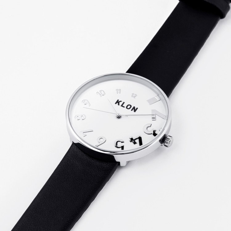 【組合せ商品】KLON EDDY TIME BLACK Ver.SILVER (33mm×40mm) カジュアル 腕時計