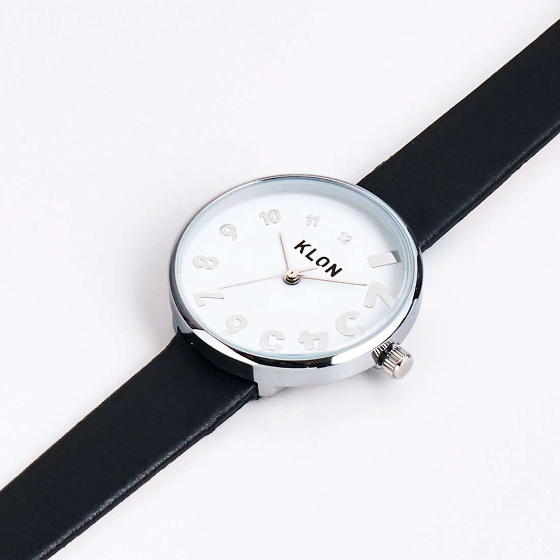 【組合せ商品】KLON EDDY TIME Ver.SILVER 33mm(BLACK×WHITE) カジュアル 腕時計
