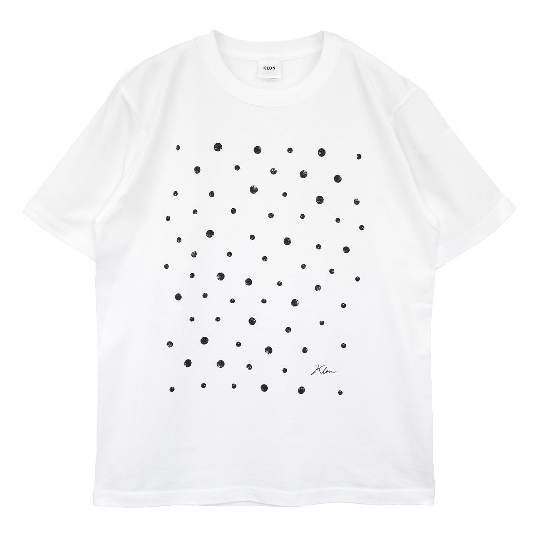 KLON GRAPHIC.T series [rough dots] WHITE