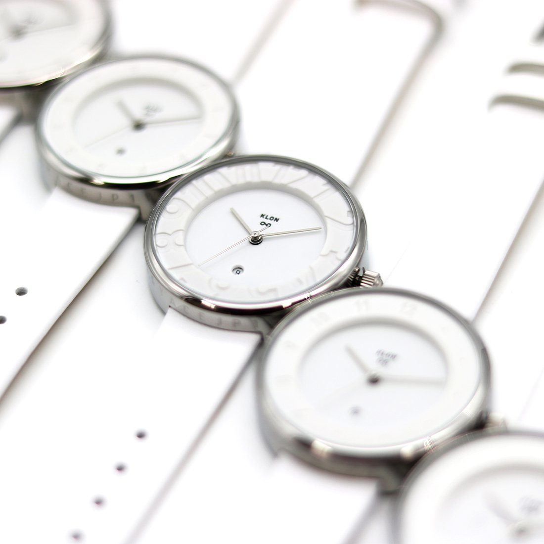 KLON INFINITY STAIR series -RONDO TIME- [36/W-FACE/W-BELT] カジュアル 腕時計