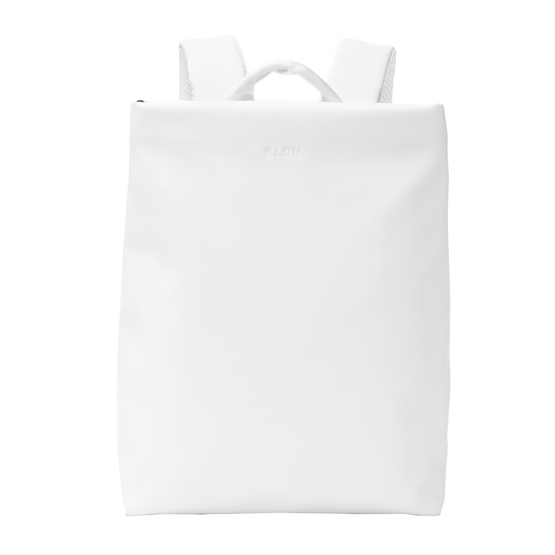 KLON MATTE COATED RUCK SACK-SIM WHITE