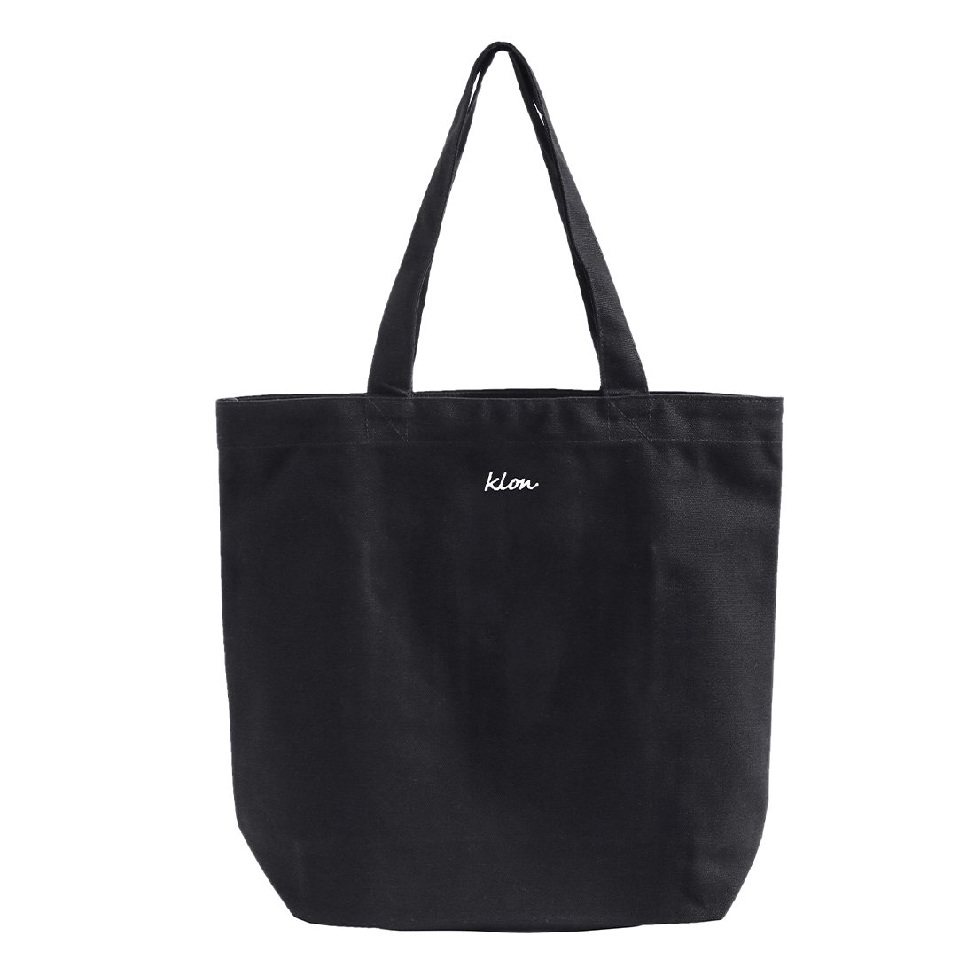 KLON DRAWING LOGO TOTE BAG BLACK