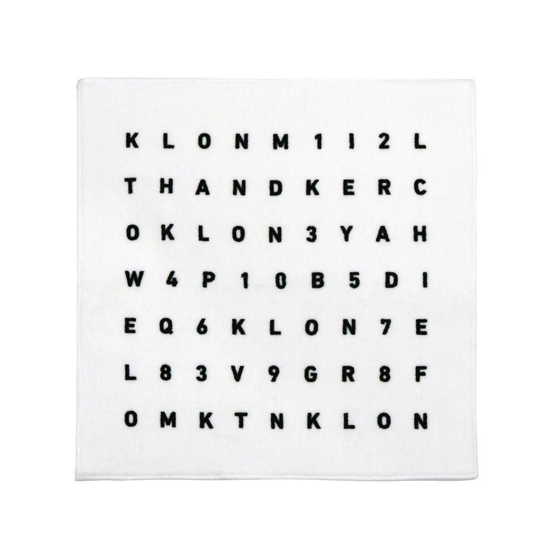 KLON SERIAL NUMBER MINI TOWEL WHITE